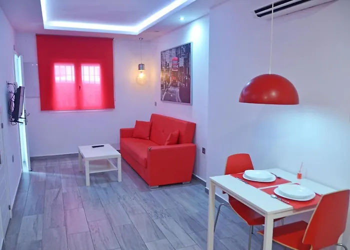 Conil Red-Black Apartment